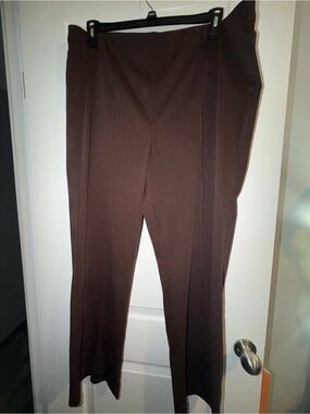 Denim & co Brown Women's Straight-Leg Pants